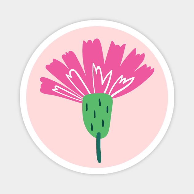 Floral Pink Magnet by Shop Ovov